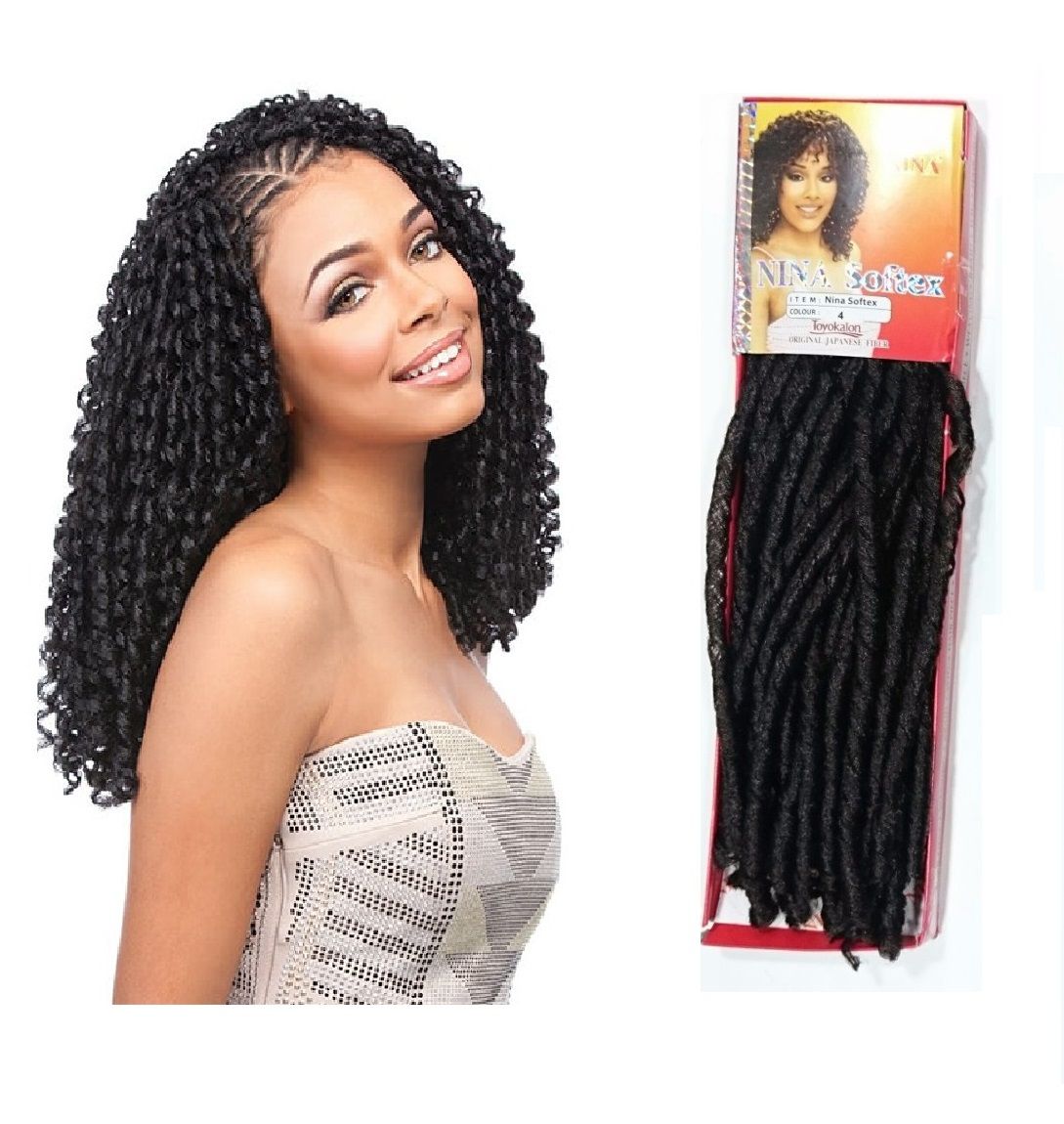 Cabelo Nina Softex - Crochet Braid - ORIGINAL - uniecossistema