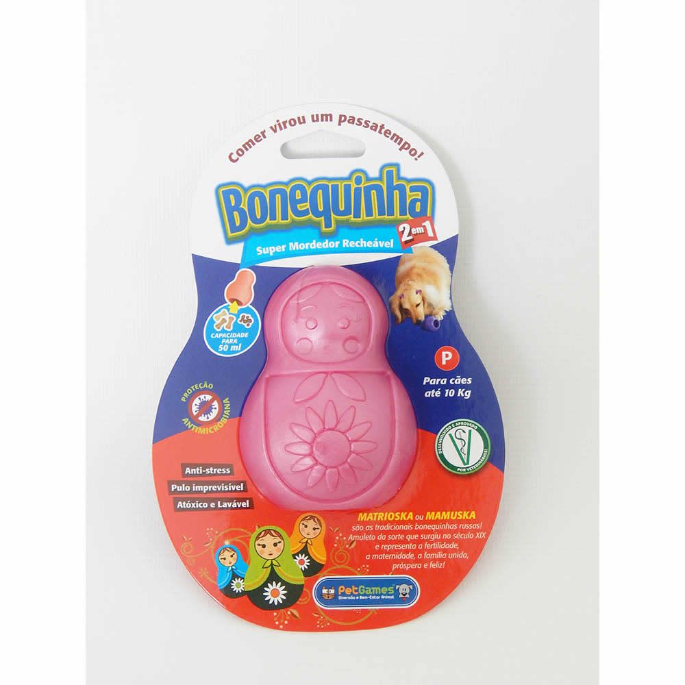 Bolinha Pet Games Funcional 6 em 1 e Super Resistente para Cães de Médio  Porte - Átomo Super M Pink