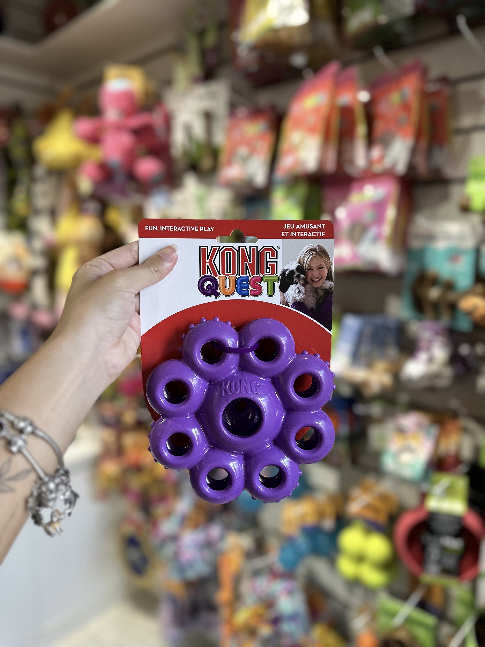 Brinquedo Interativo Kong Quest Star Pods Animaze Tudo para seu Pet de A Z