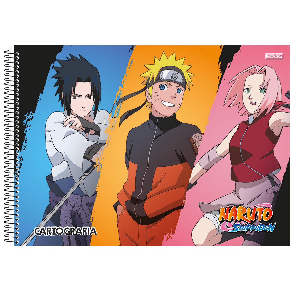 Mochila Escolar Infanto- Juvenil Naruto Uzumaki Anime Desenho em