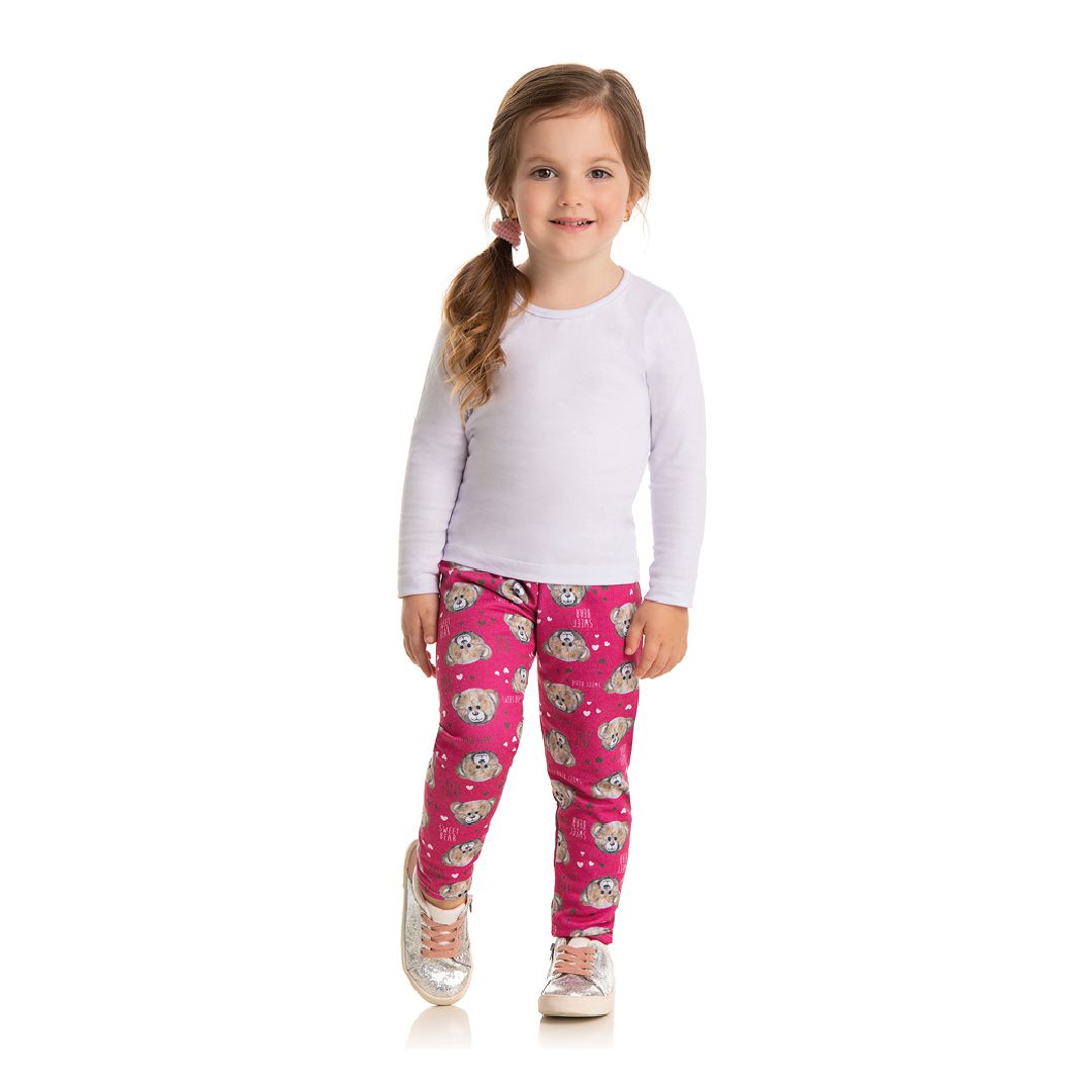 Legging feminina em molecotton glitter - Bicho Bagunça - Moda casual e  sleepwear para crianças de 0 a 16 anos