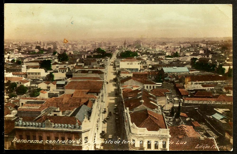 Av. Ipiranga-Panorama-Sao Paulo,Brasil Photo Postcard