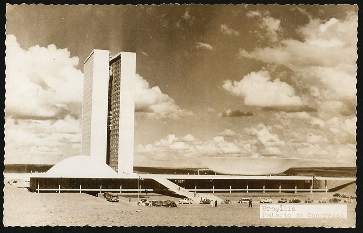 Cartão Postal Antigo Nova Friburgo Rj Clube De Xadrez 1953