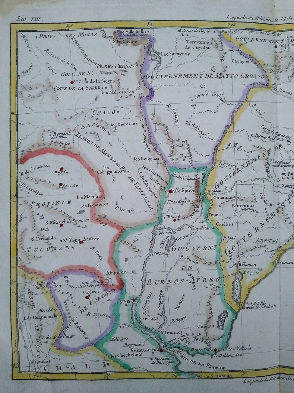 Antigo Mapa Do Brasil Original De 1781 Sul Brasil Lenach Lenach Artes Antiguidades And Decoração 3695