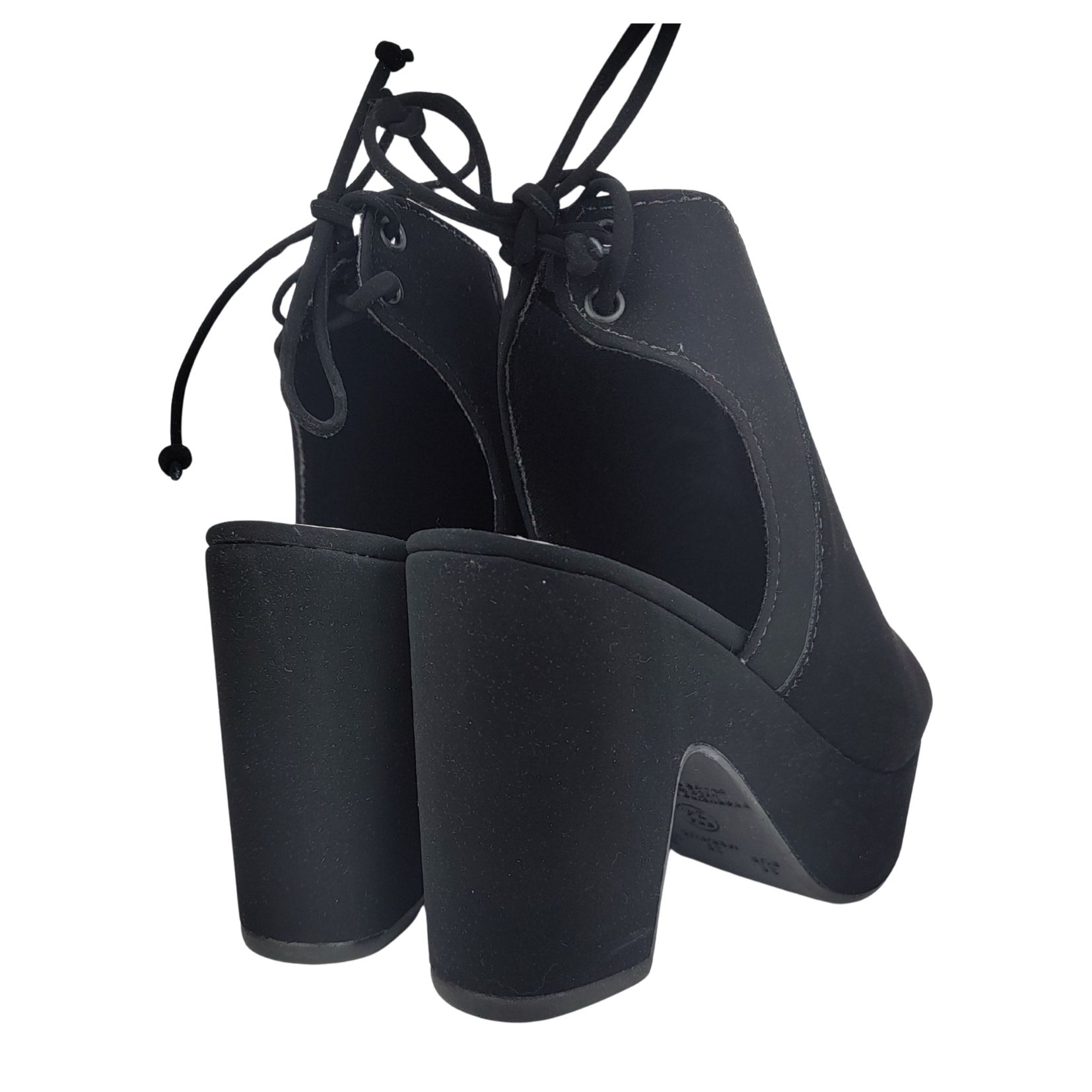Sandália Plataforma Horqueta Meia Pata AnkleBoot Openboot - Hola
