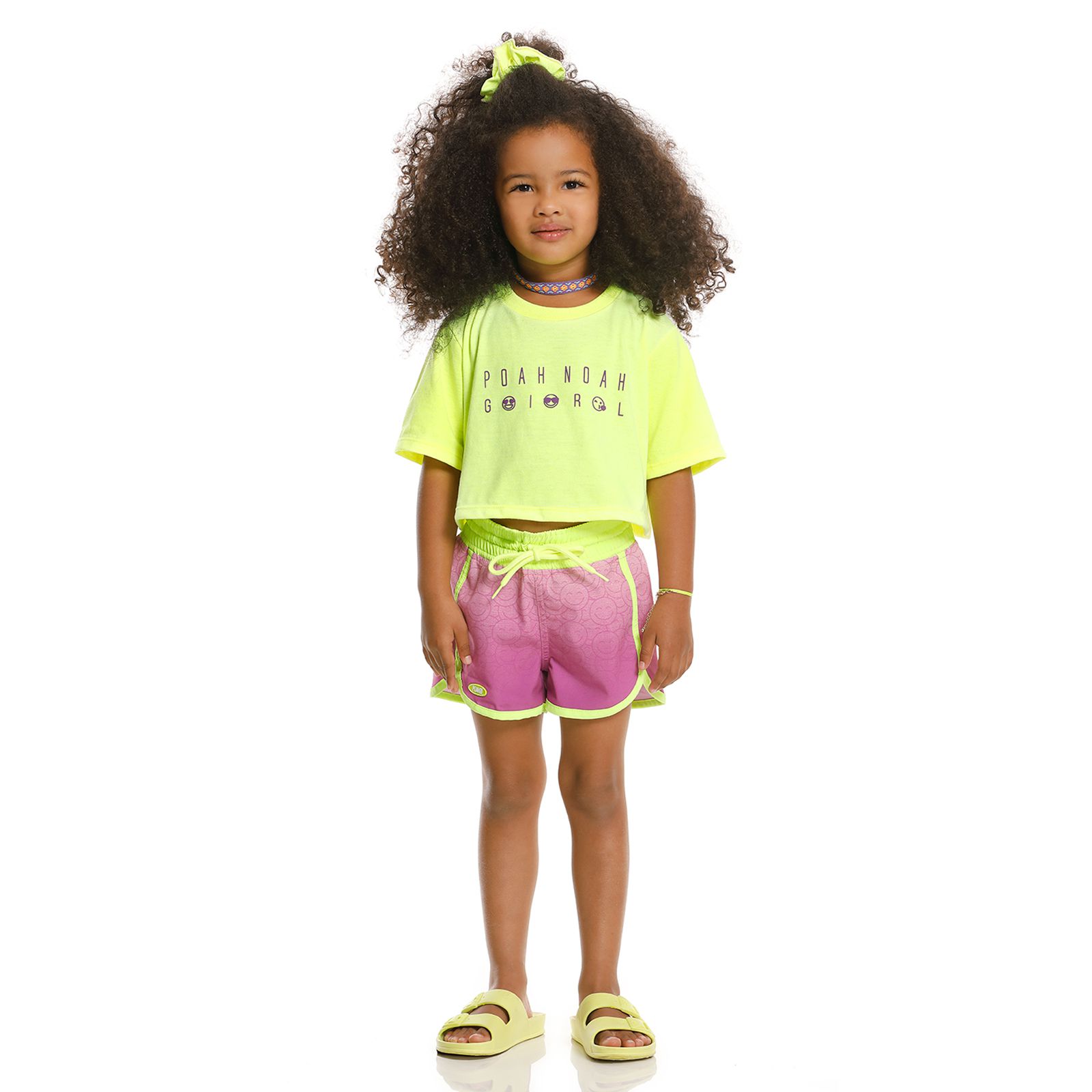 Shorts Lycra Lavanda Poah - bambolê - loja de roupa infantil e teens