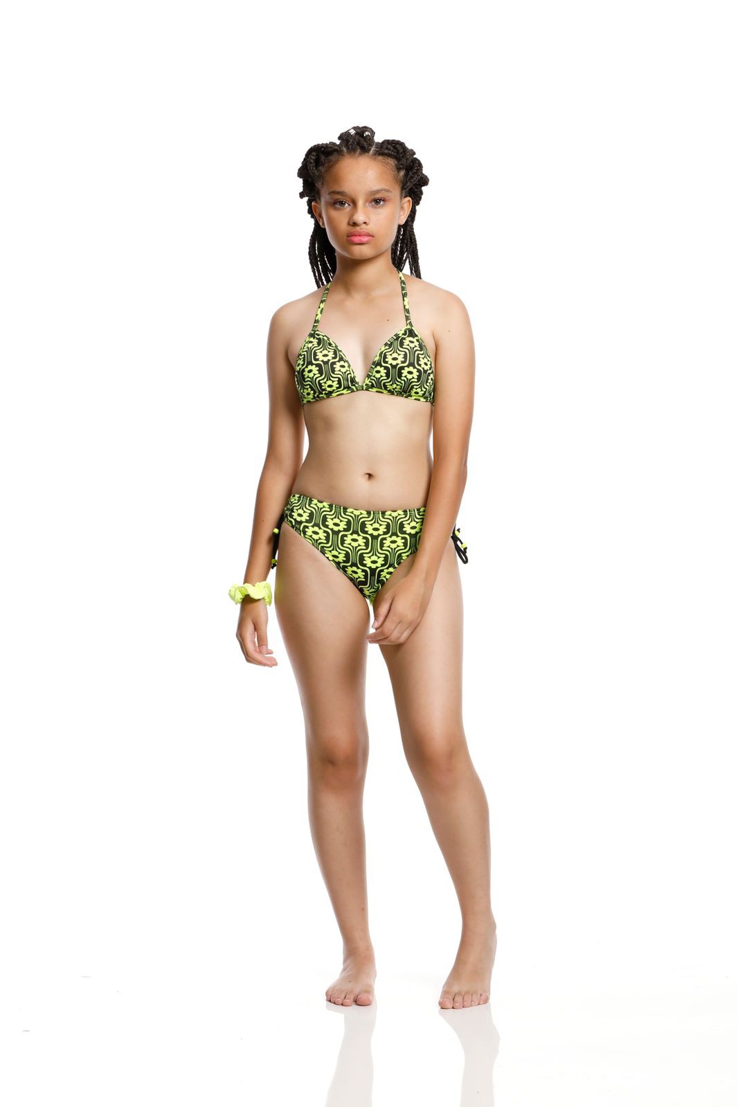 Biquini Teen Verde Brilhante - bambolê - loja de roupa infantil e teens