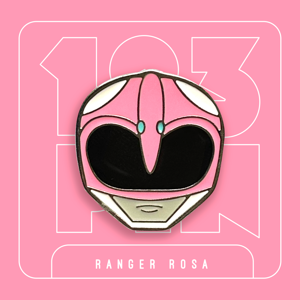 Capacete Power Ranger Rosa - 123 PIN