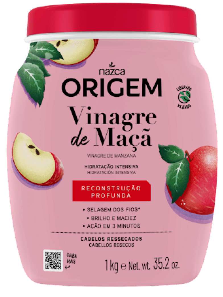 Mascara vinagre de maçã Nazca origem Reconstrução Profunda 1Kg - Compre  Aqui Todos os Produtos com o Melhor Preço Já Visto na Web Frete Grátis e  Condições de Pgto Imperdiveis