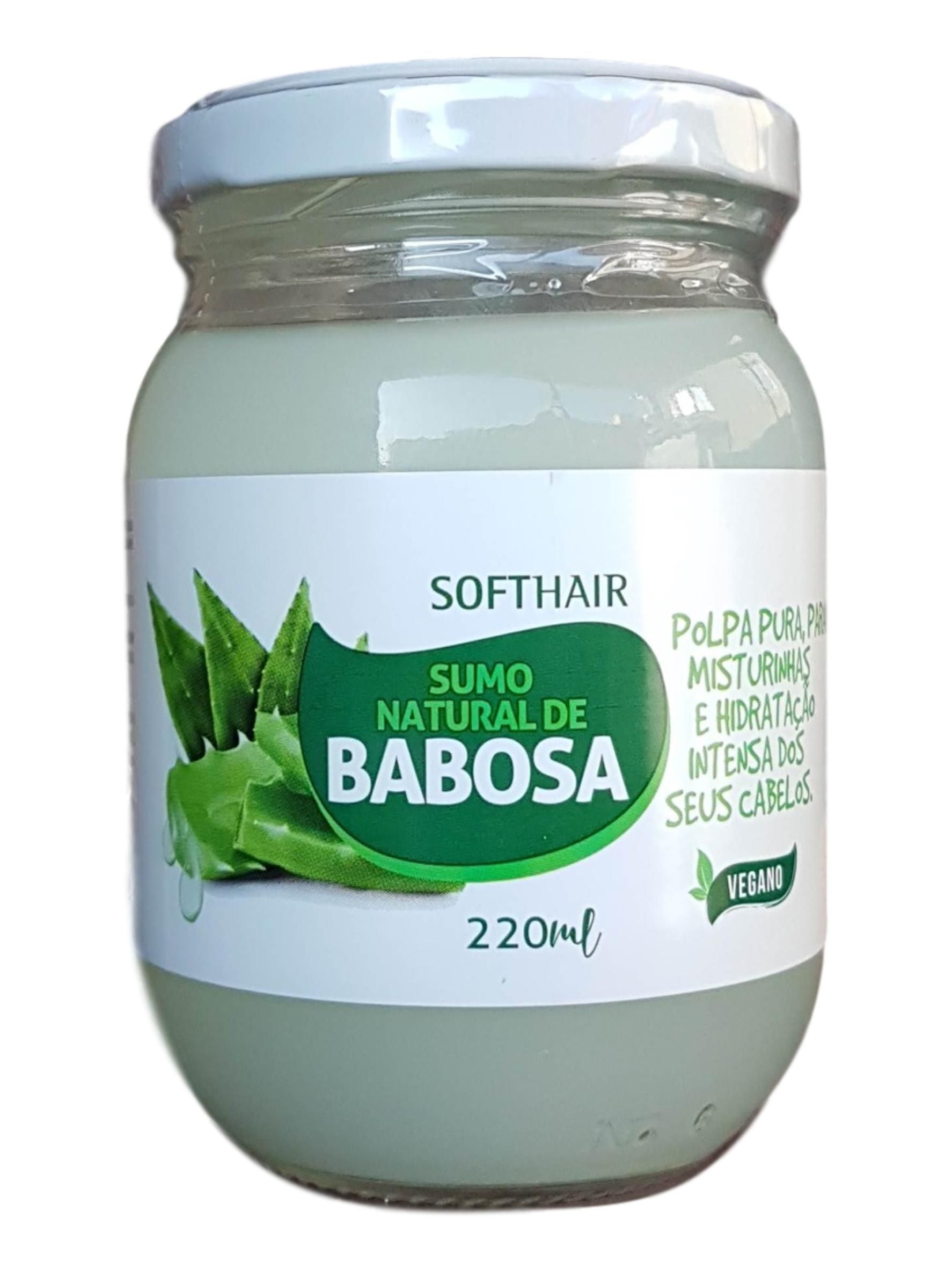 Sumo De Babosa Natural Cabelo E Tônico Crescimento Capilar