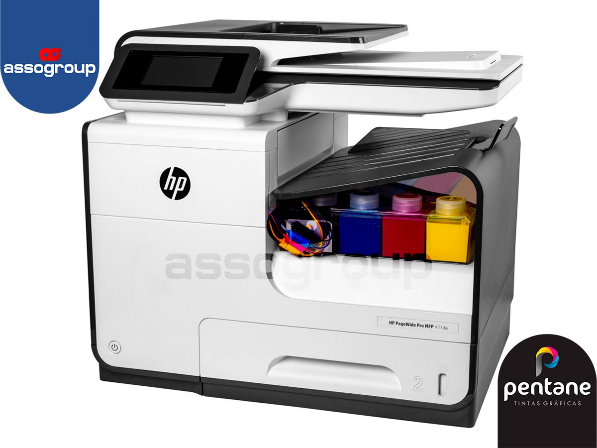HP PAGEWIDE PRO 477 DW - COM BULK E TINTAS - ASSOGROUP Guterink Impressoras  e Tintas