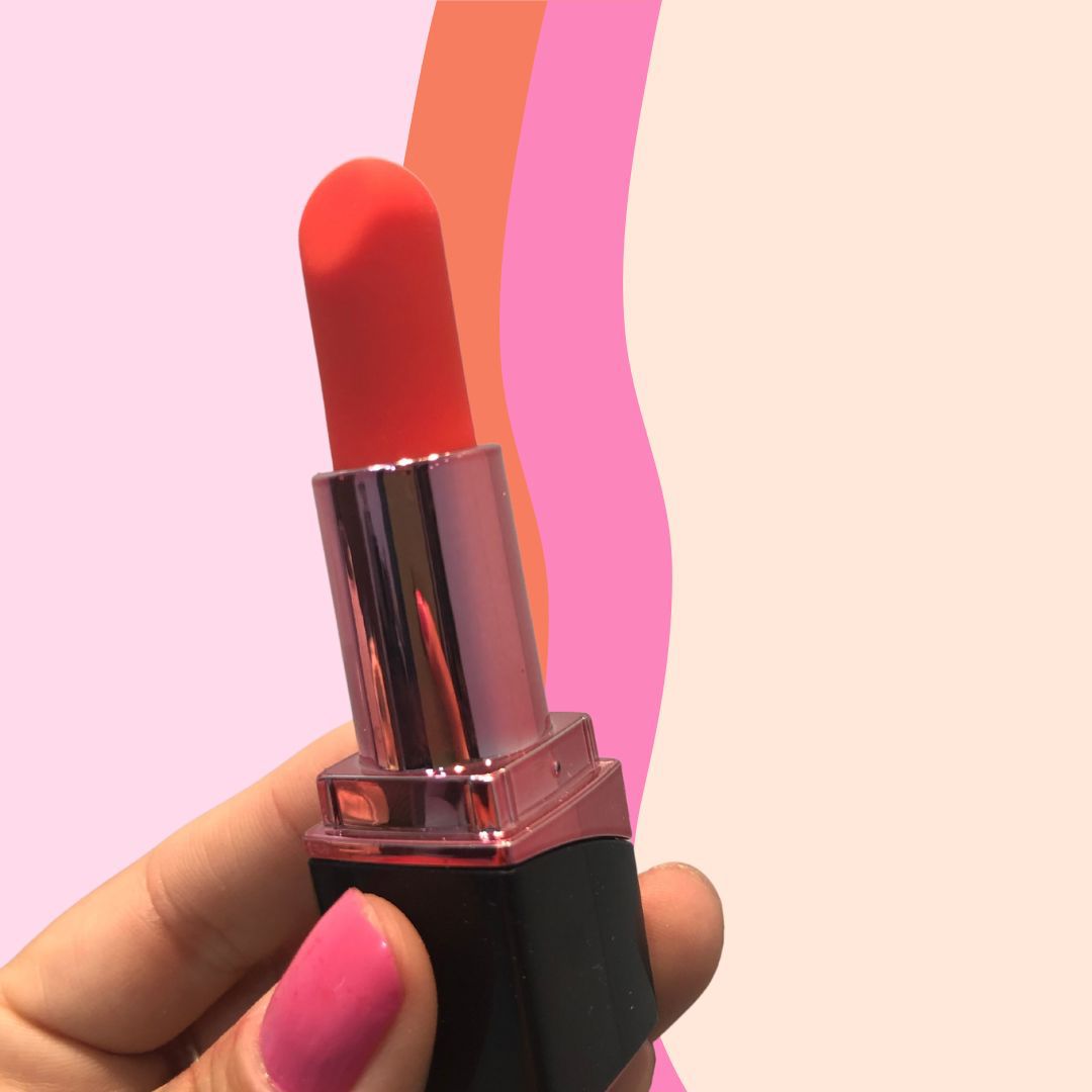 Lipstick Vibrador - Batom recarregável - Maleta Malagueta