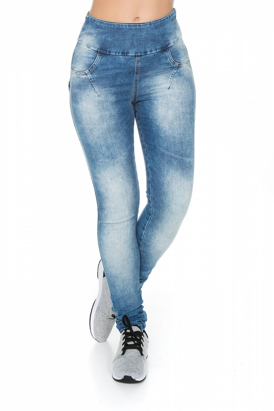 Calça Legging Jeans Live Feminina - Sportlins - Calçados e Esportes