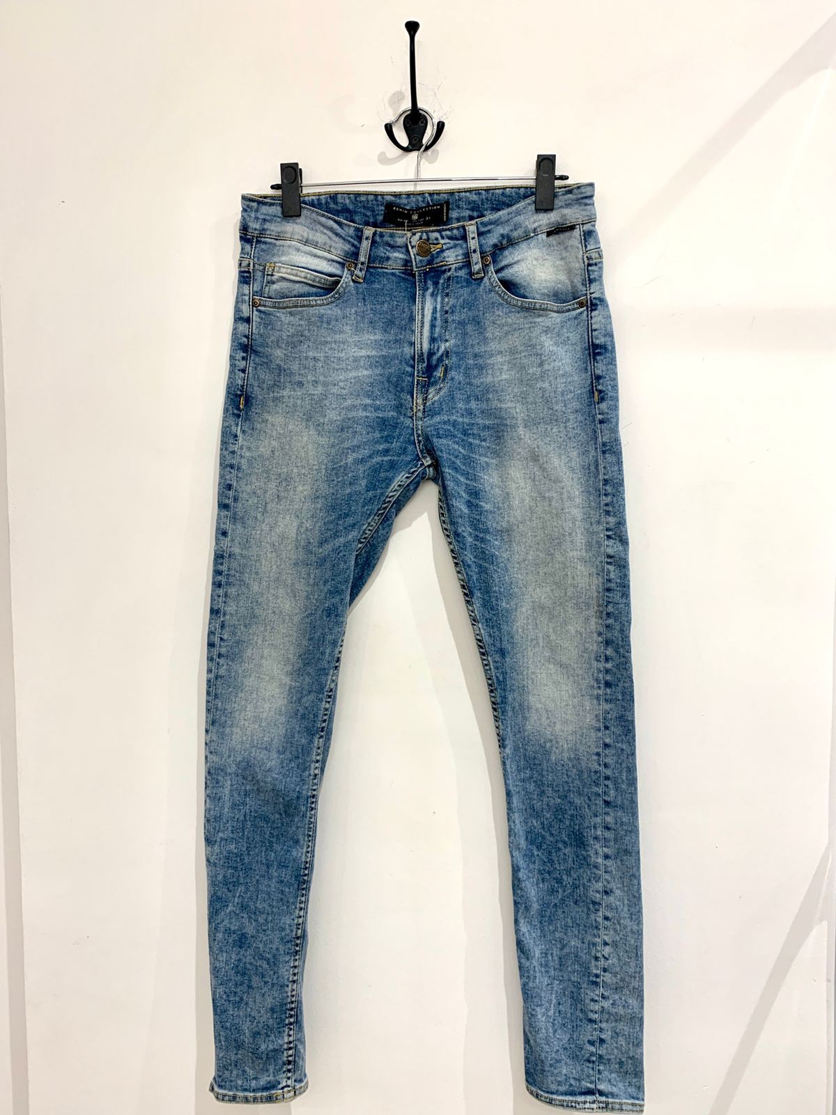 ZARA MAN Calça jeans masculina estonada clara 40 - Second Hand / Brecho