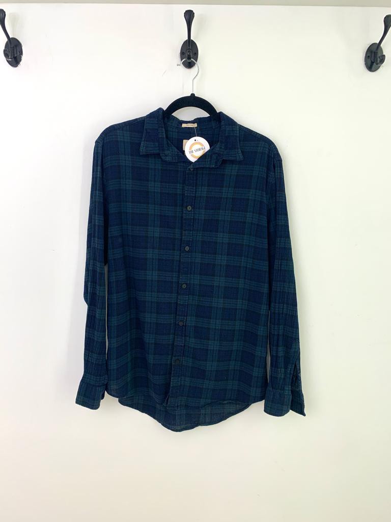 MARFINNO Camisa comfort masculina m/l xadrez M - Second Hand / Brecho