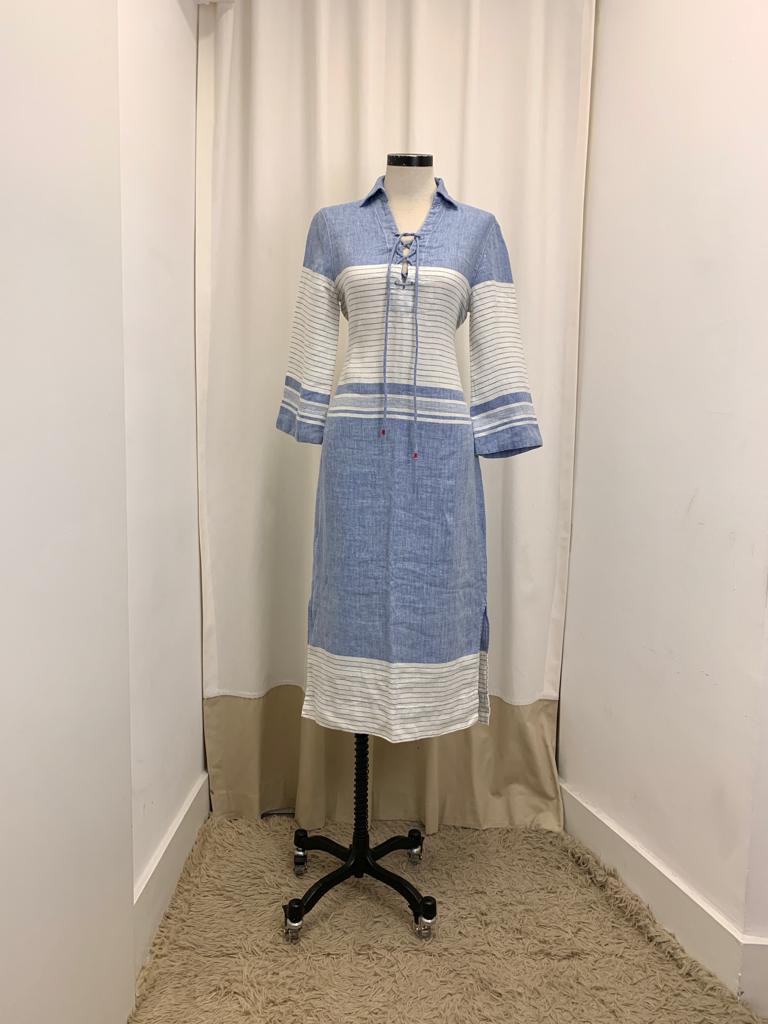 Vestido linho richards sales