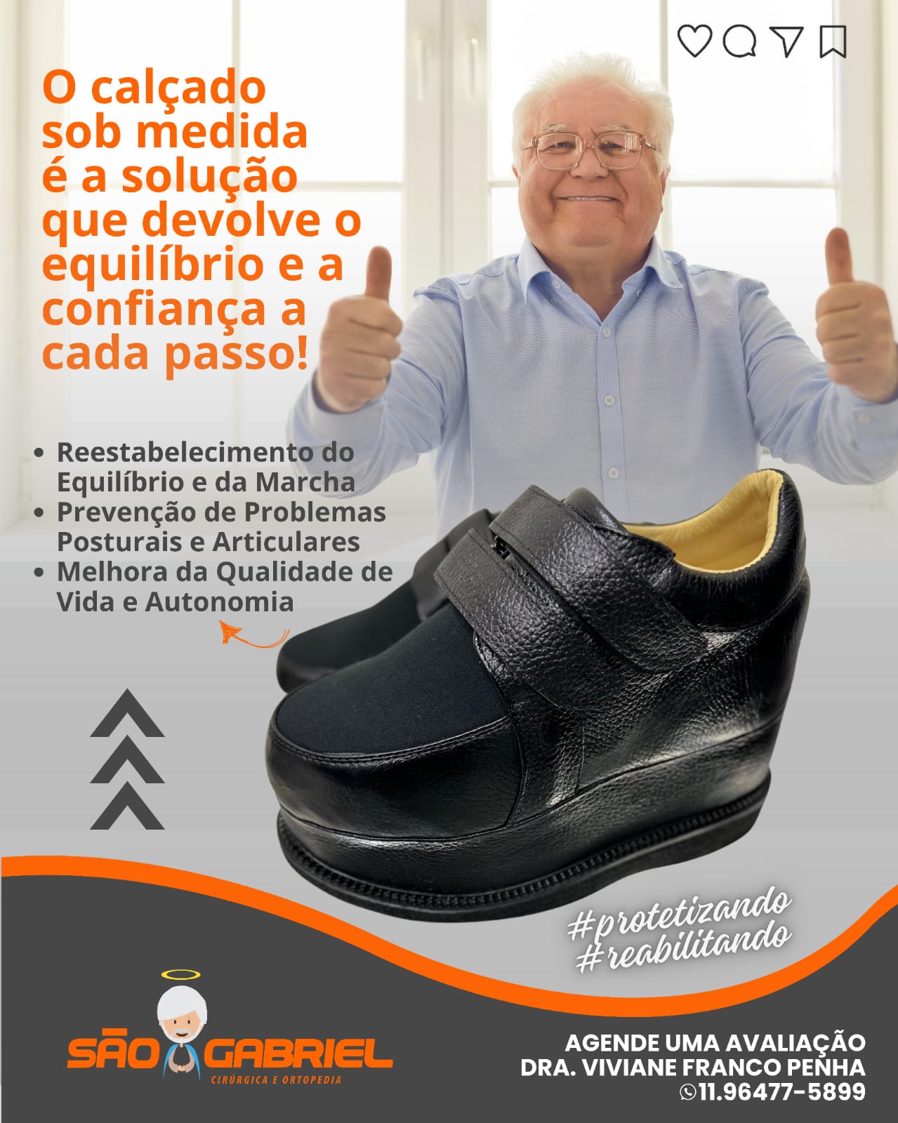 Calçado Sob Medida para encurtamento - Cirúrgica São Gabriel - Produtos ...