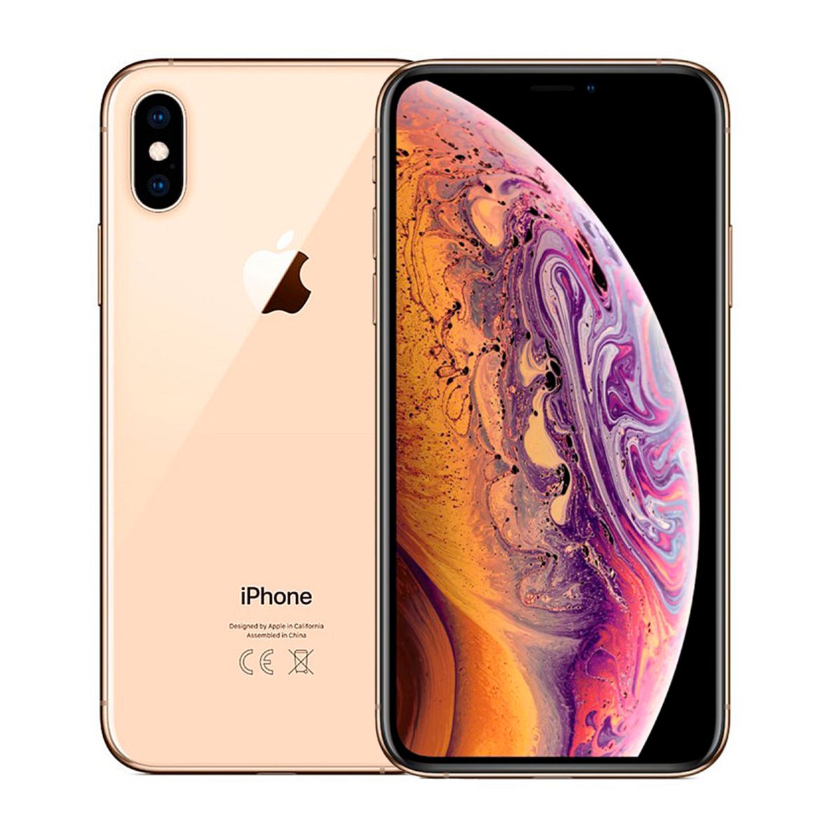 SIMフリー 本体 iPhone XS 64 GB 257 ゴールド 電池交換済-