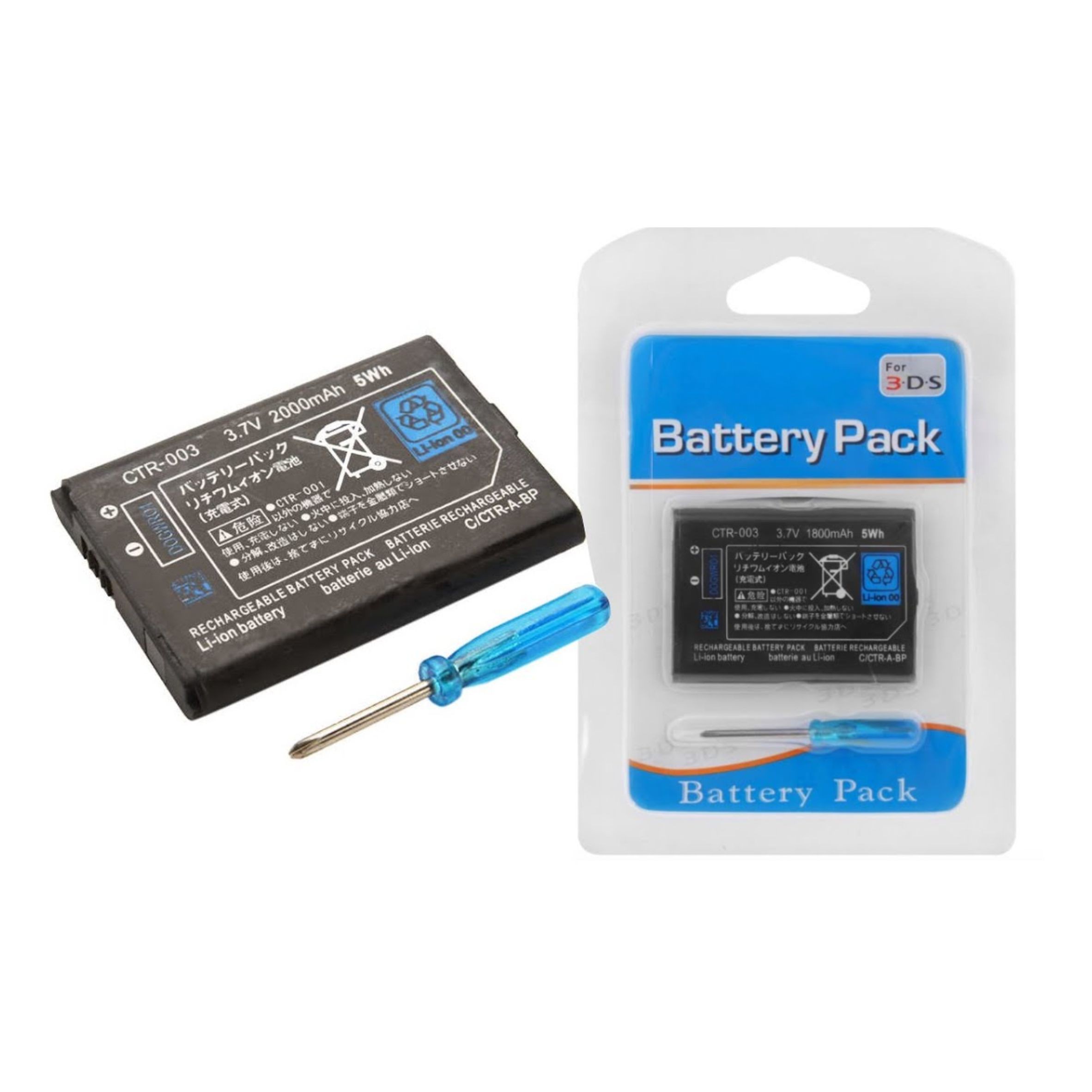 Bateria Nintendo 3DS CTR003 3.7V 2000mAh 5Wh SL Shop A melhor loja
