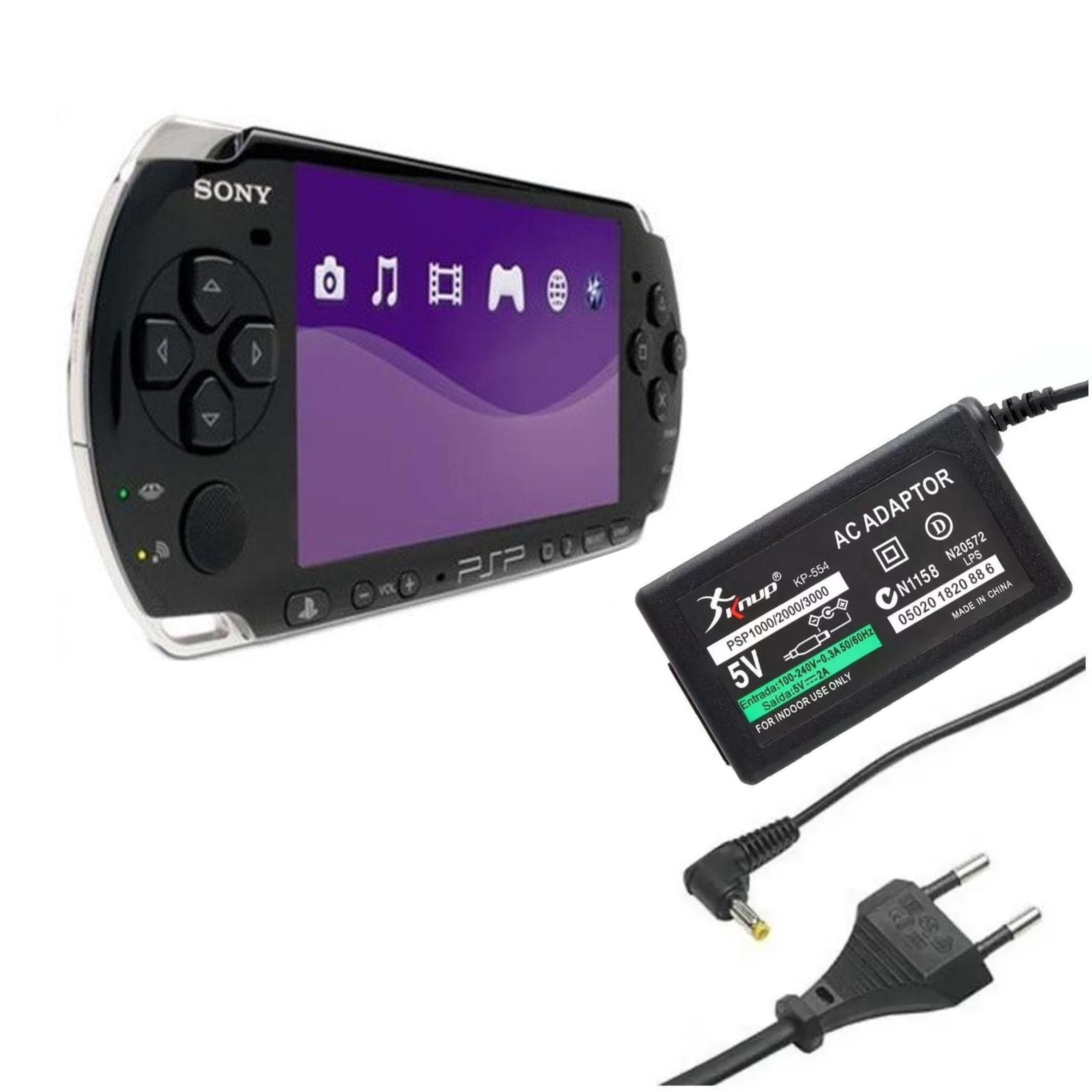 Console PSP 3001 Preto Cartao 8GB Seminovo SL Shop A melhor loja de smartphones games acessorios e assistencia tecnica