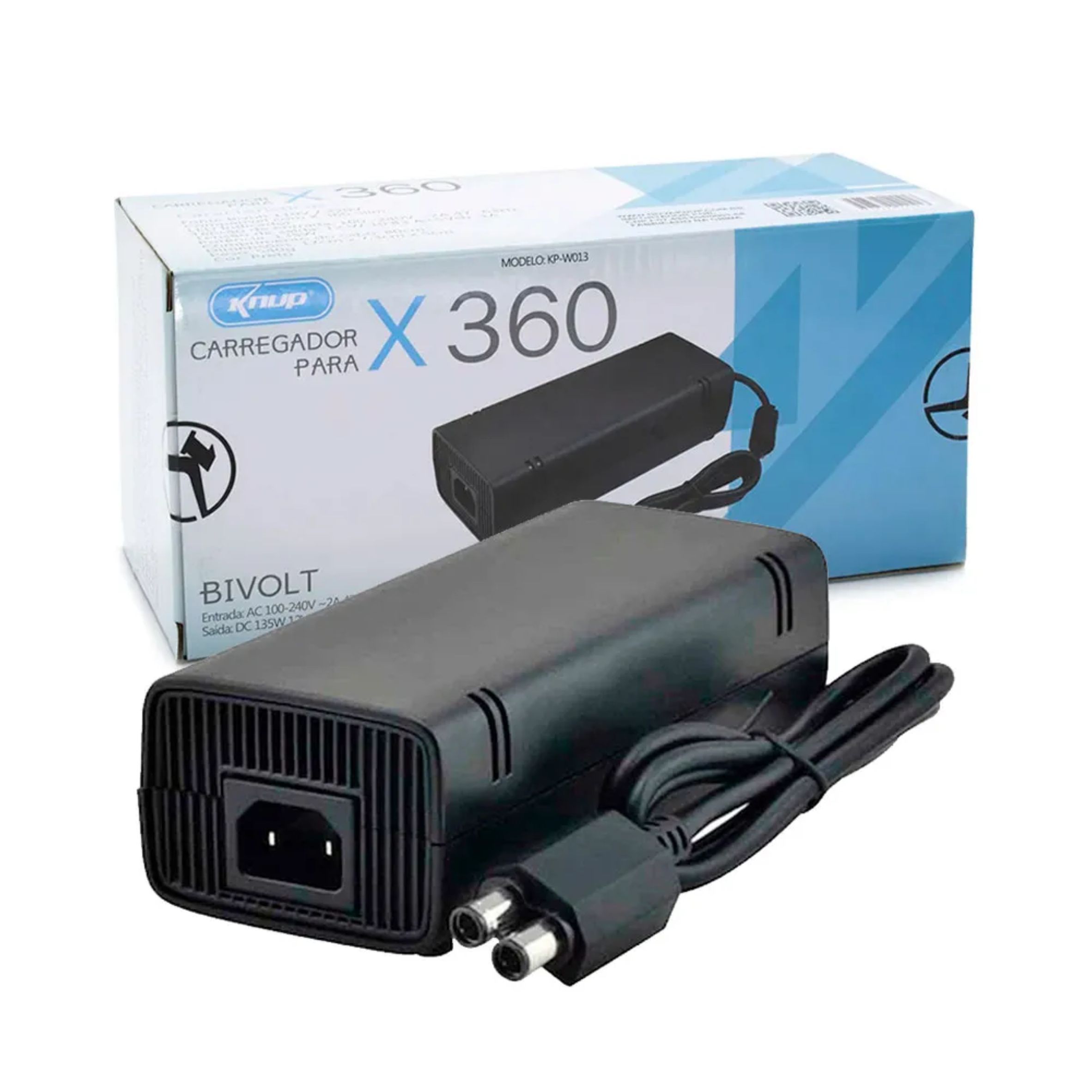 xbox360° Fonte Xbox 360 Slim Bivolt Knup - SL Shop - A melhor loja de