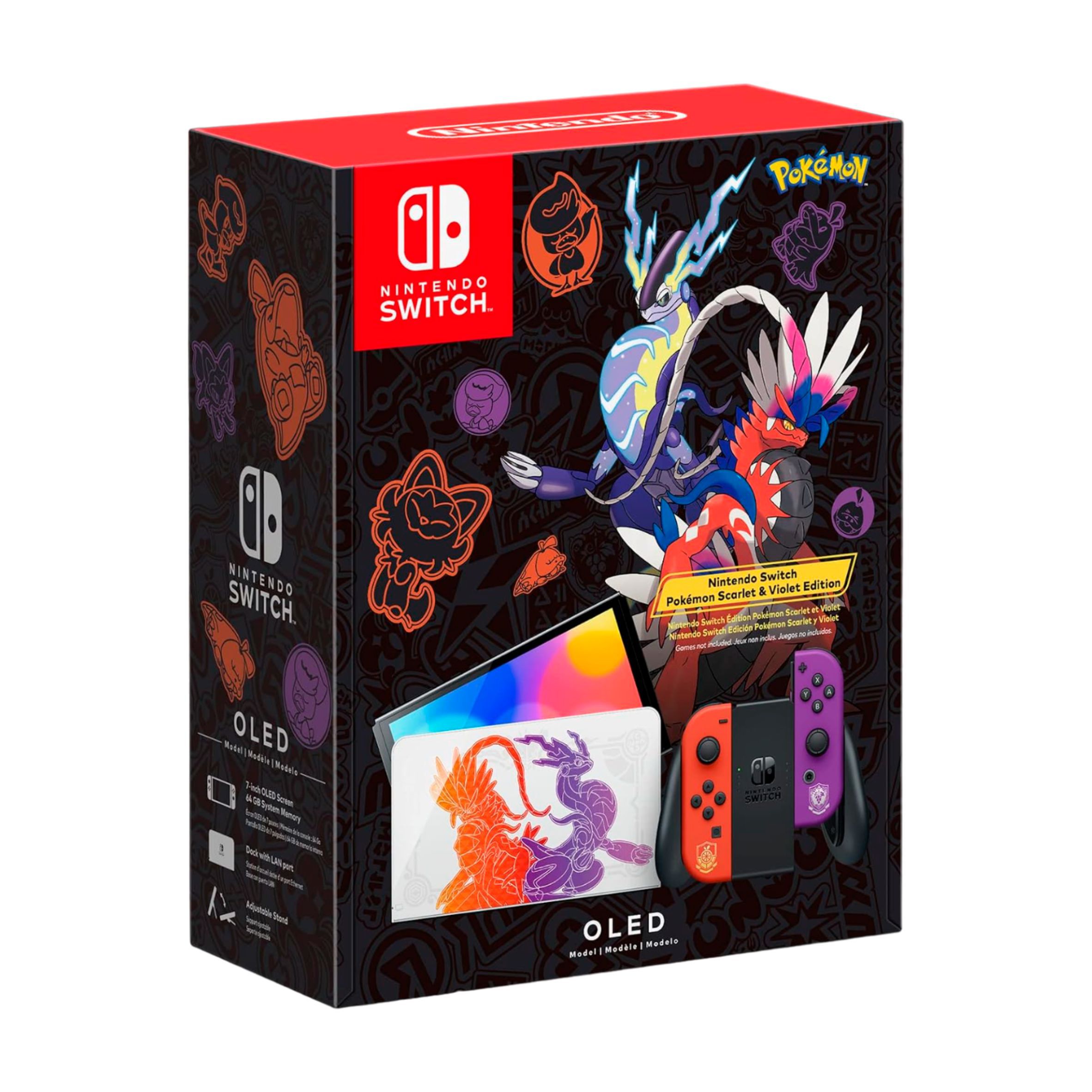 Console Nintendo Switch 64GB Oled Edição Pokémon Scarlet & Violet