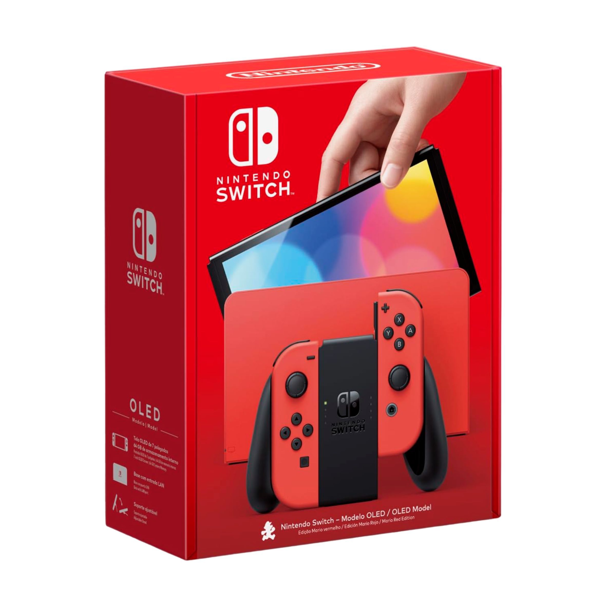 Console Nintendo Switch 64GB Oled Edição Mario Vermelho - SL Shop