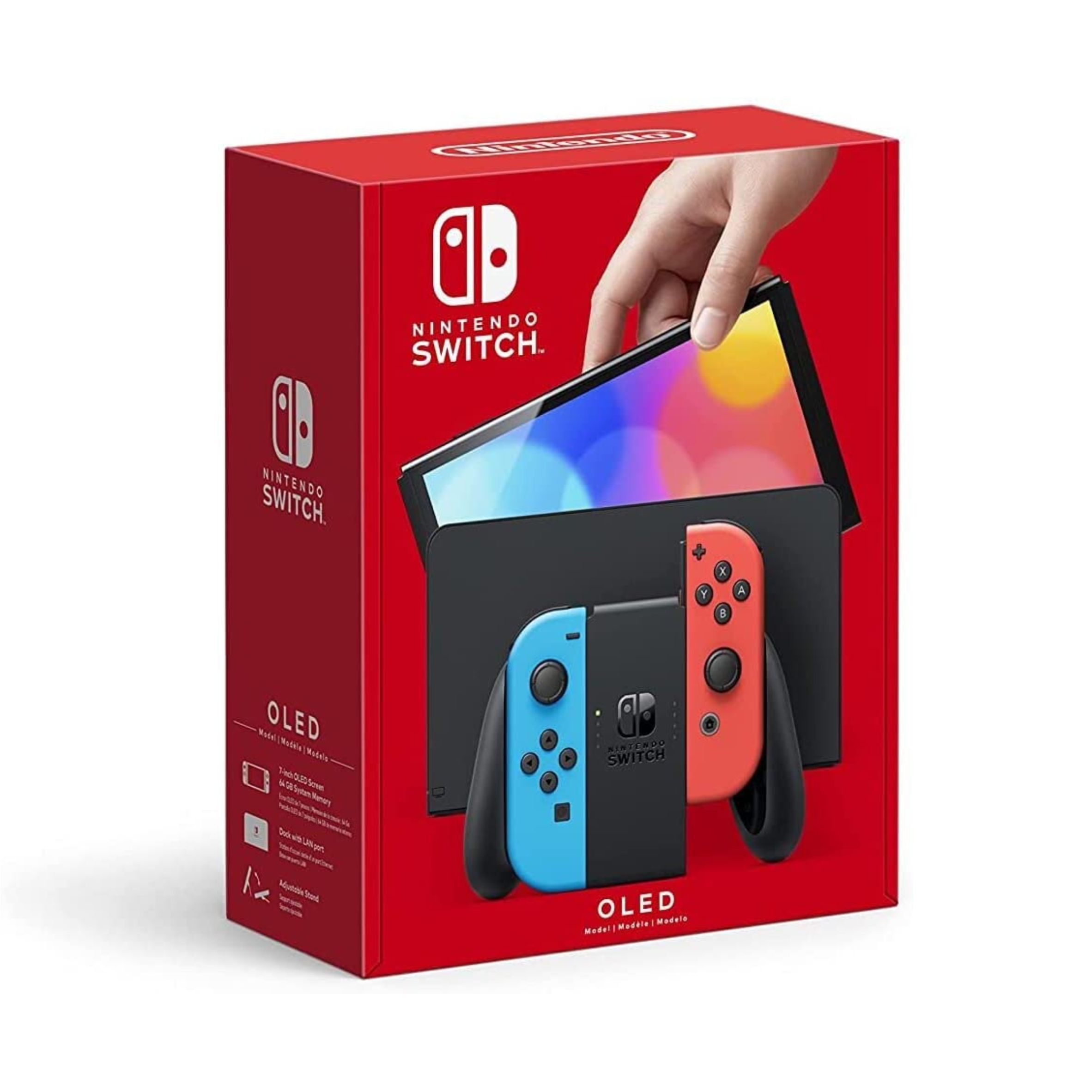 Console Nintendo Switch 64GB Oled Azul e Vermelho + Jogos Digitais