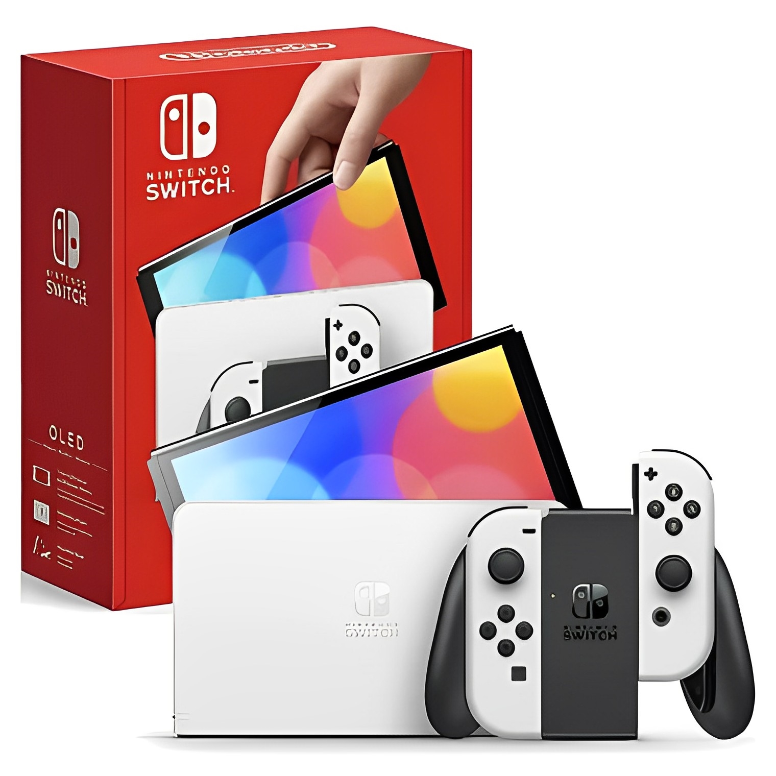 Console Nintendo Switch 64GB Oled Branco + Jogos Digitais + Cartão