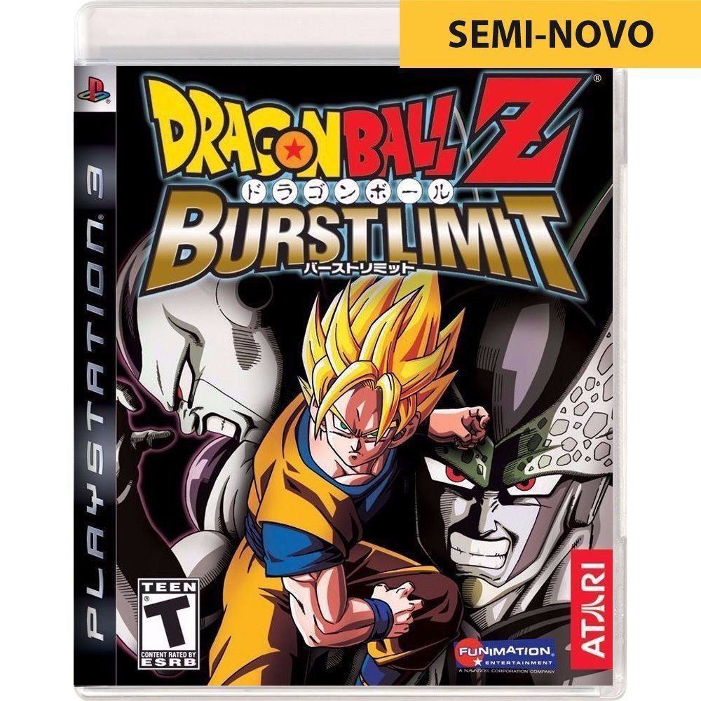Jogo Dragon Ball Z Burst limit - PS3 Seminovo - SL Shop - A melhor