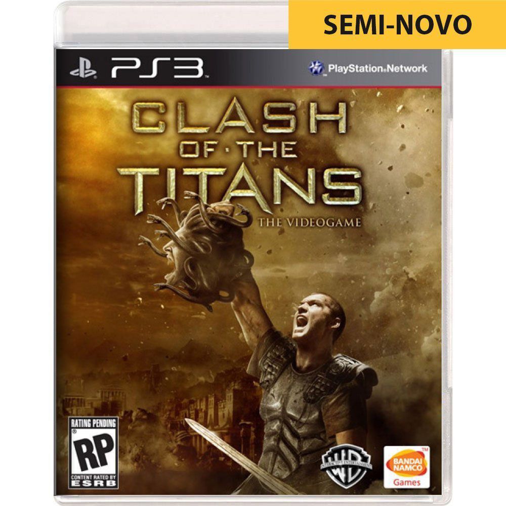 Jogo Clash of The Titans The Videogame - PS3 Seminovo - Sl Shop - SL Shop -  A melhor loja de smartphones, games, acessórios e assistência técnica