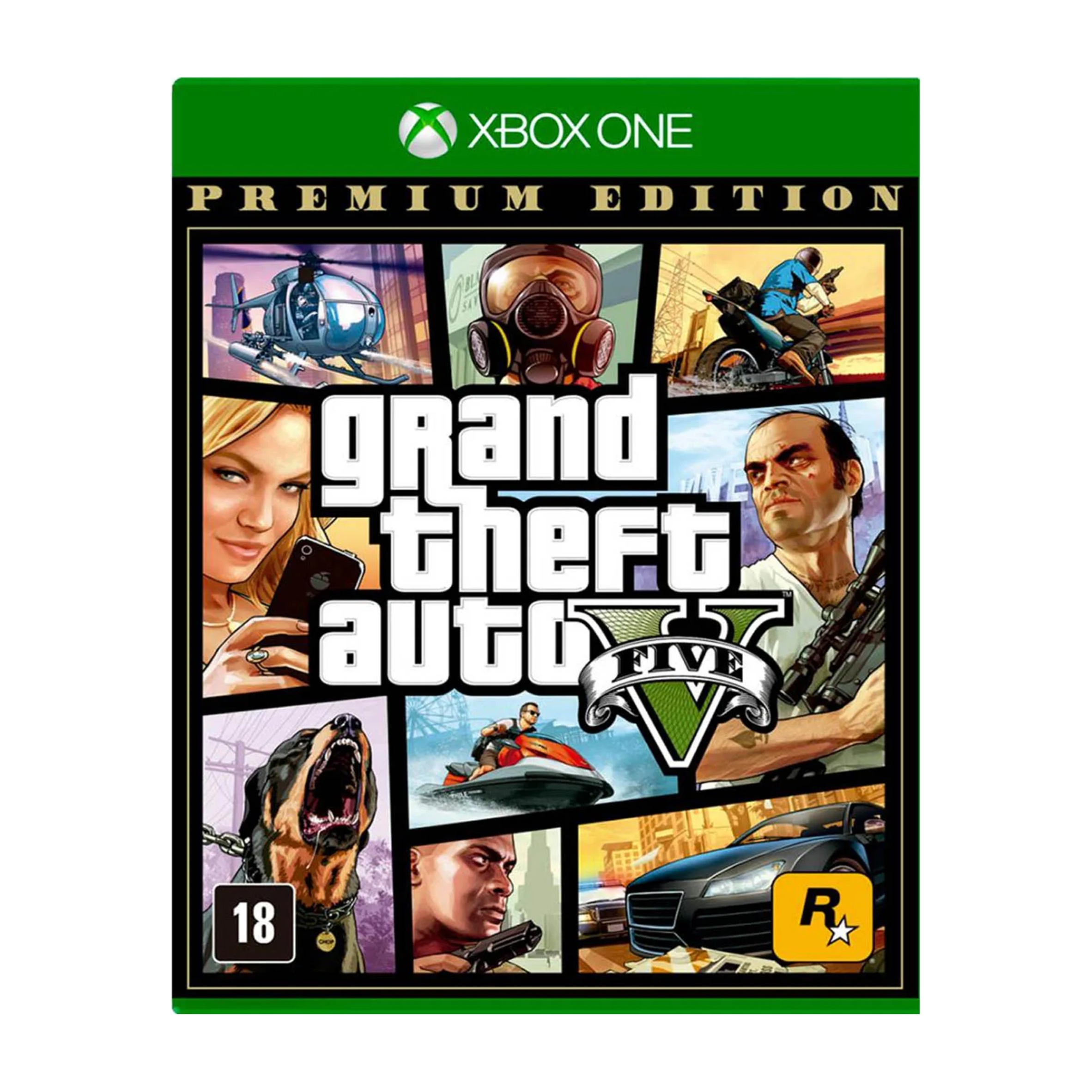 Grand Theft Auto GTA V Premium Edition Xbox One (Seminovo) (Jogo