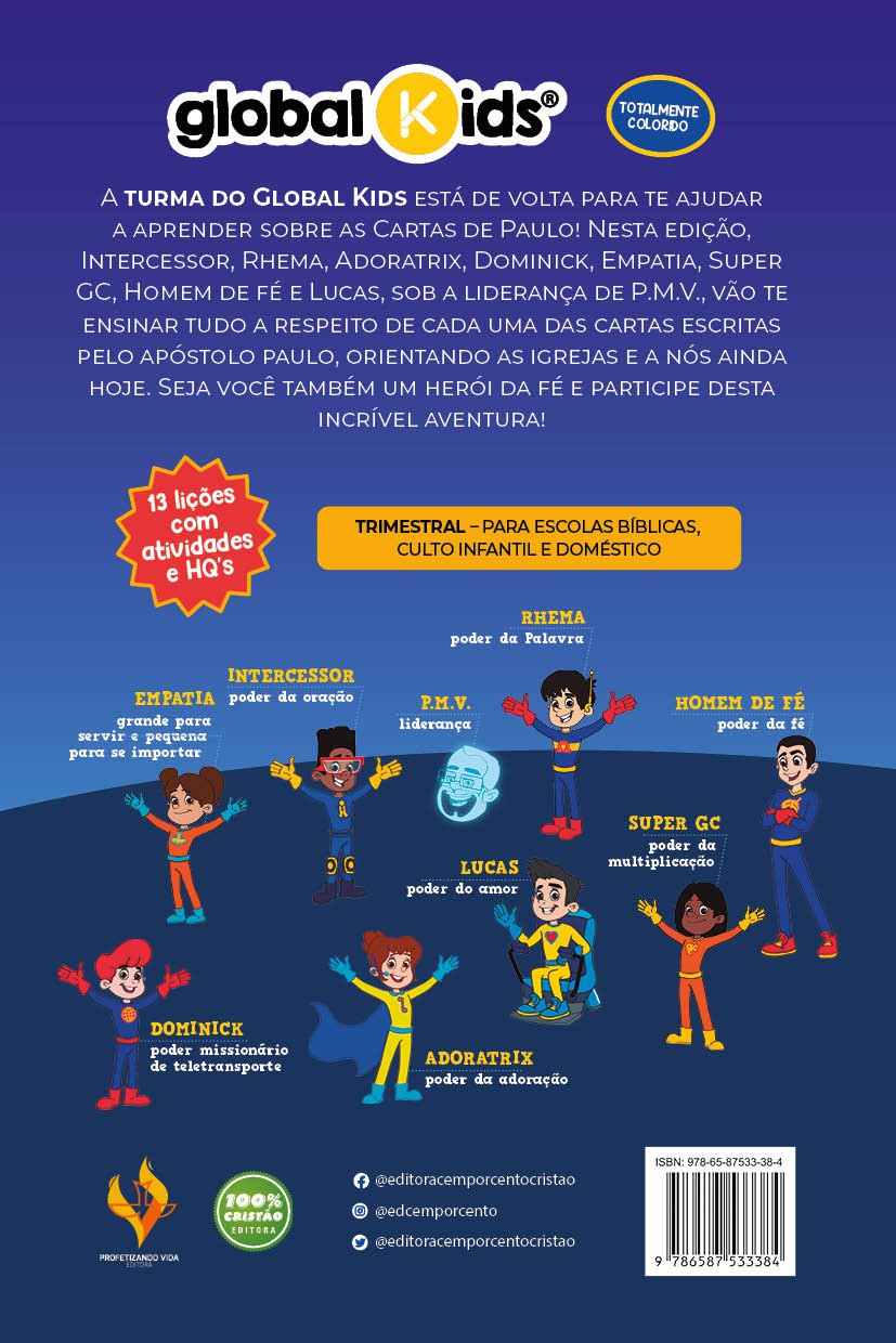 Revista Global Kids - Número 2 - Escola Bíblica - A única