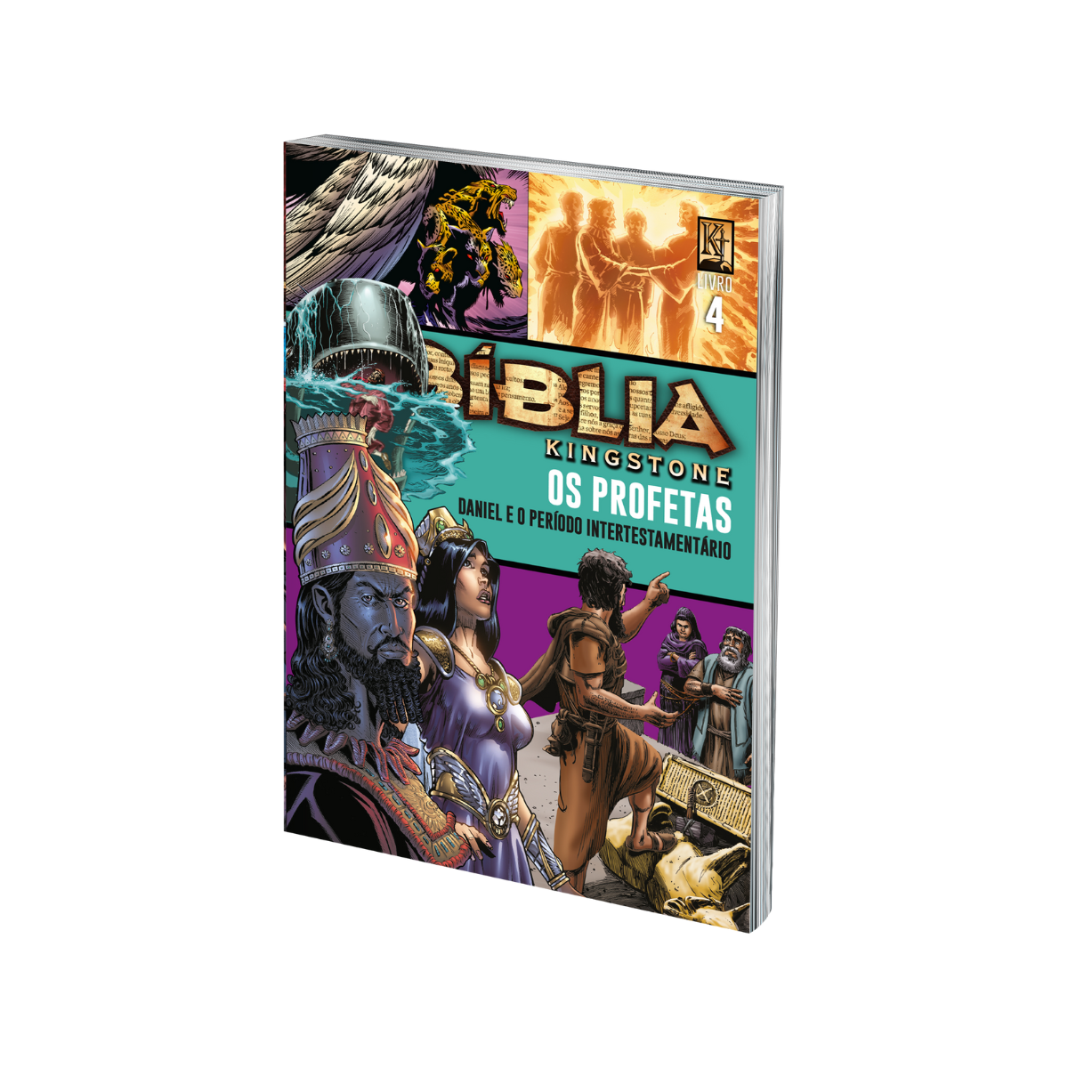 Bíblia Kingstone - A Bíblia Completa em Quadrinhos - Box com 6