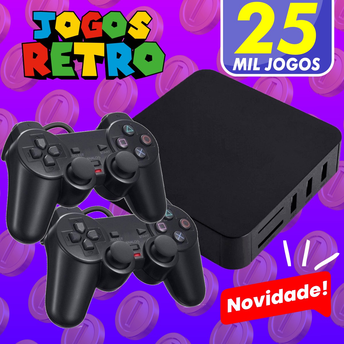 Console Retro Game Nintendo 25 Mil Jogos Clássicos - JOGOS RETRO