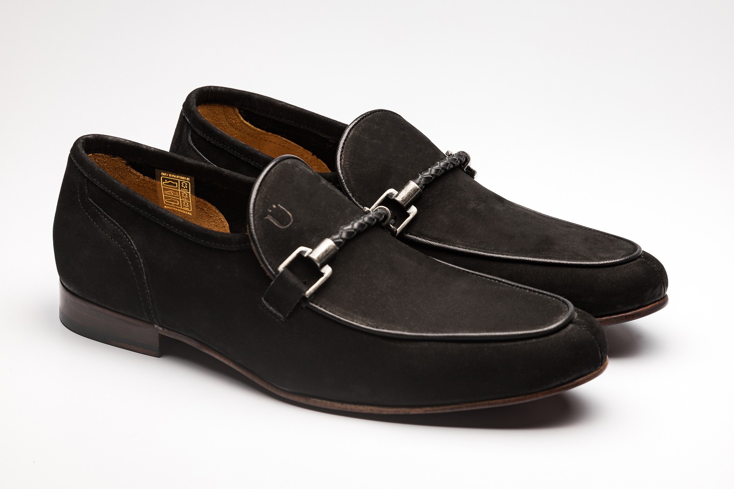 Mocassim camurça cheap preto