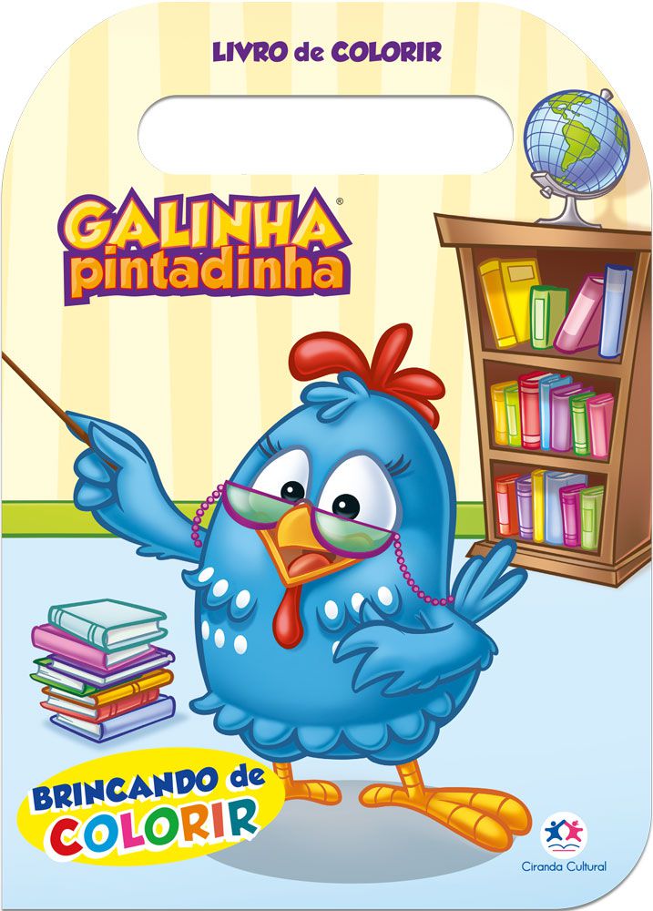 Galinha Pintadinha - Brincando de colorir - com alça