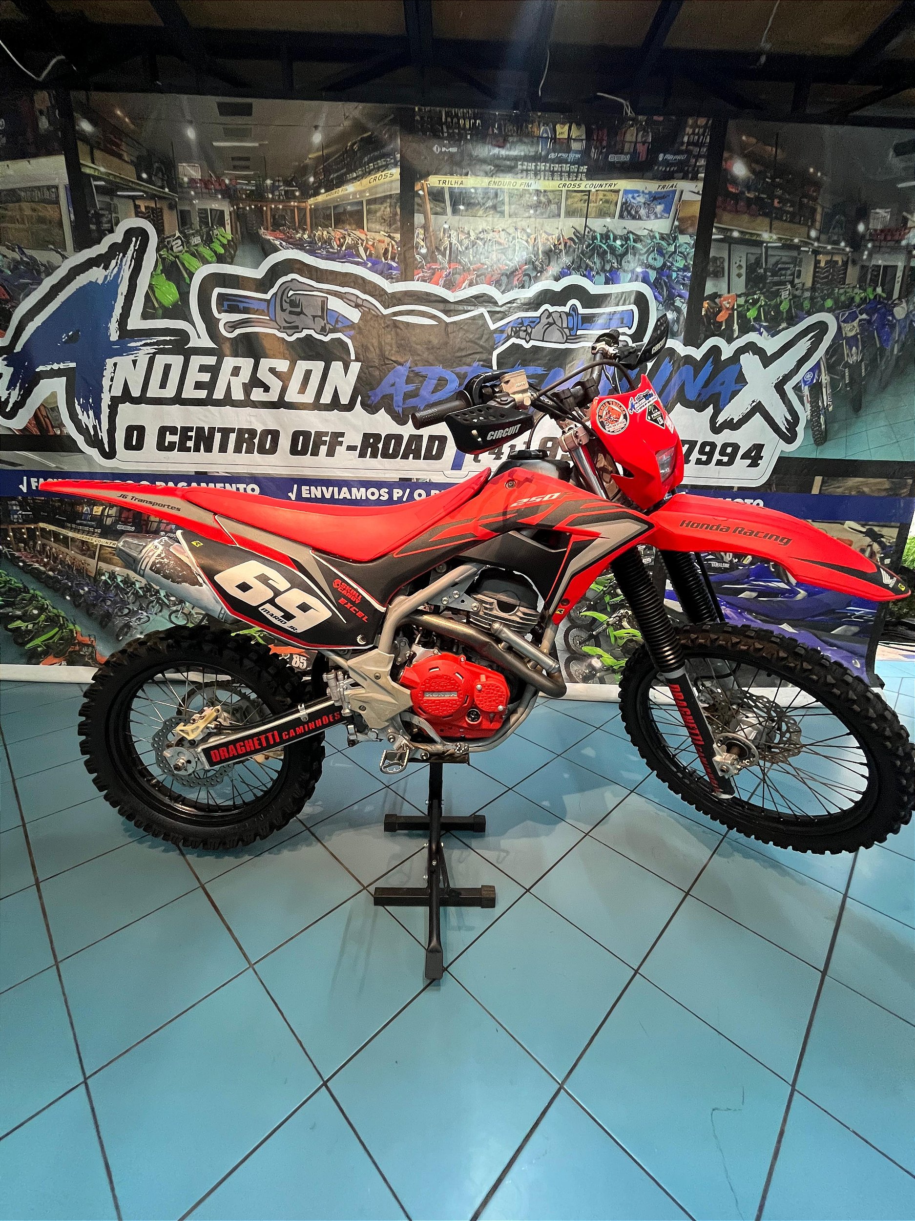 CRF 250F 2021 - Centro Off Road Anderson Adrenalina Motos