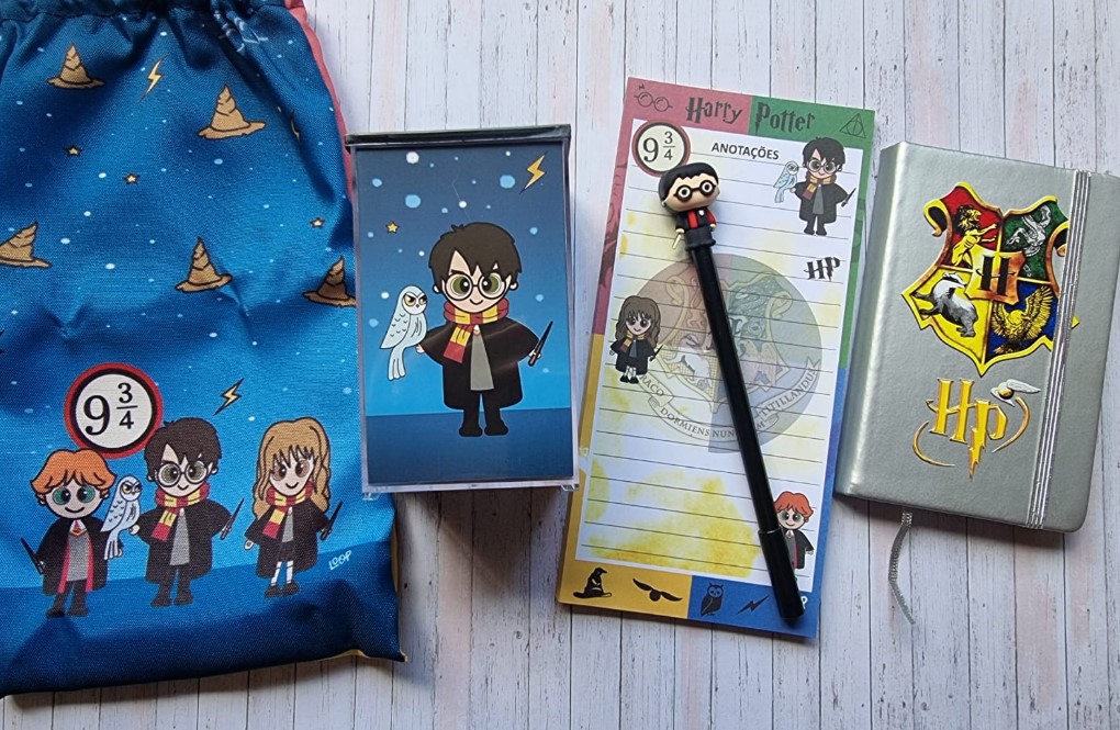 Kit Mágico Harry Potter Produtos LOOP Papel Retrô A loja do seu journal