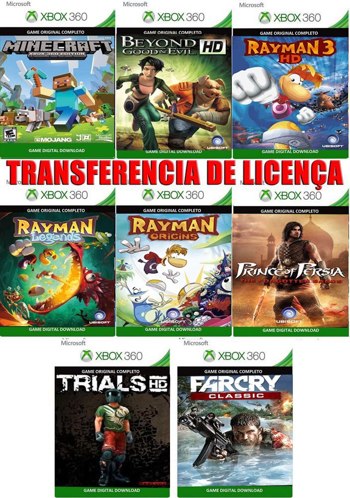 Jogos XBOX 360 - Mídia Digital (+ de 3.000 jogos) - Videogames