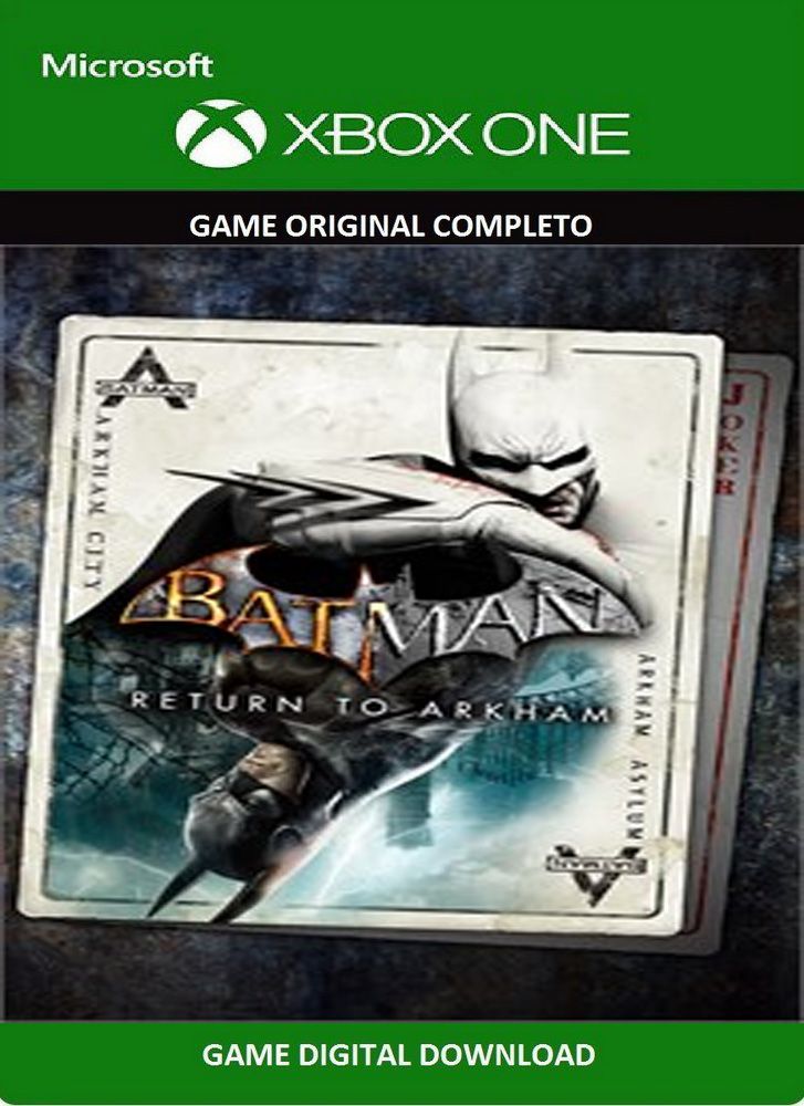 Jogo Combo Batman Arkham Asylum & City Xbox 360 Warner Bros em