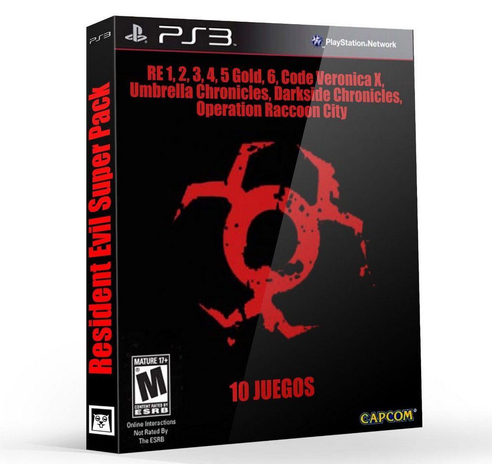 Combo Resident Evil 10 em 1 PS3 - MSQ Games