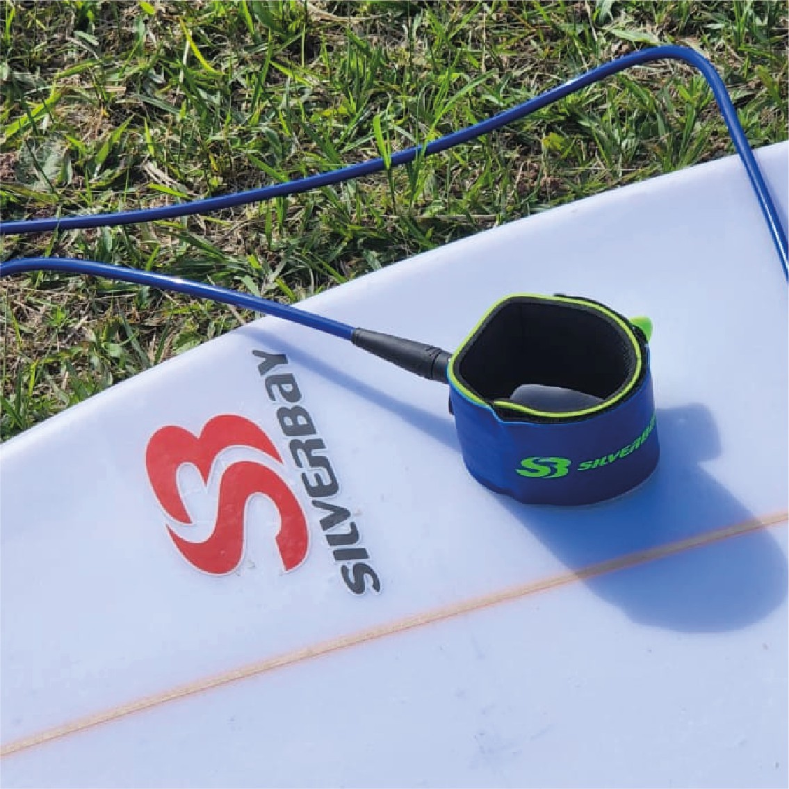 Leash Surf SILVERBAY PRO SLIM COMP 6' 5mm Azul Silverbay Alta