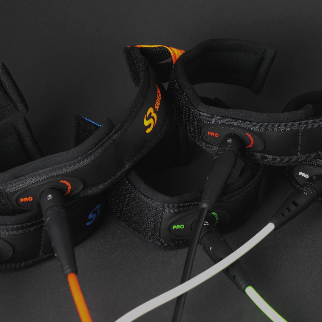 Leash Surf SILVERBAY PRO GROM 5' 5mm Preto Silverbay Alta