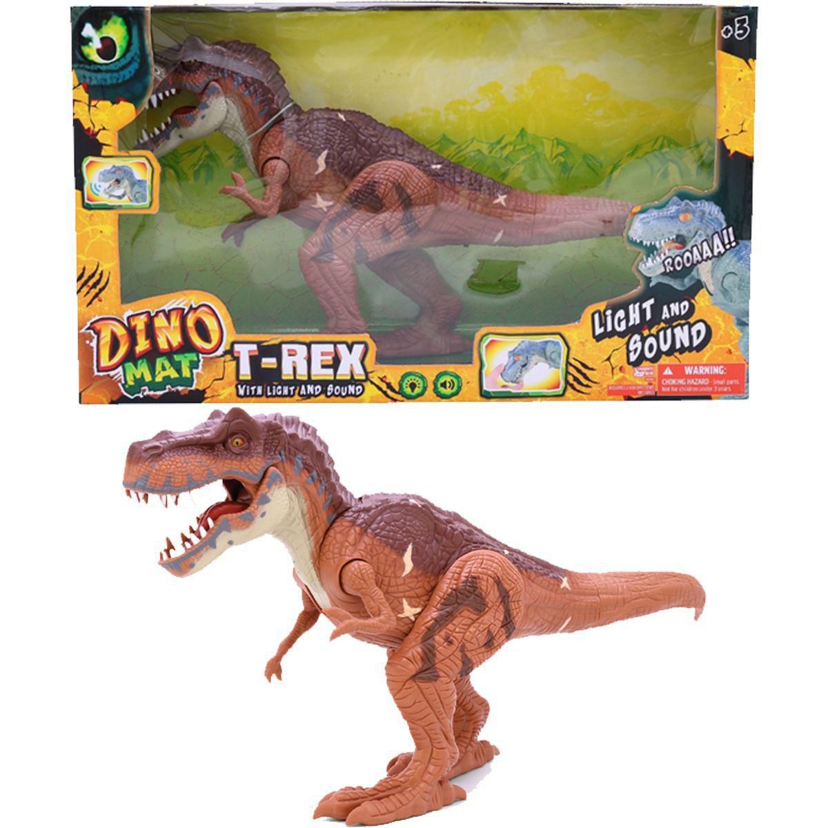 Jurassic Fun Dinossauro Rex R/C Com Luz e Som Multikids - BR1461