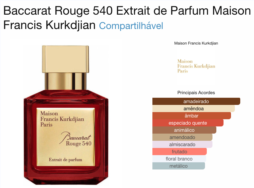 Baccarat Rouge 540, 2.4oz Extrait De Parfum Spray for Unisex main image 1