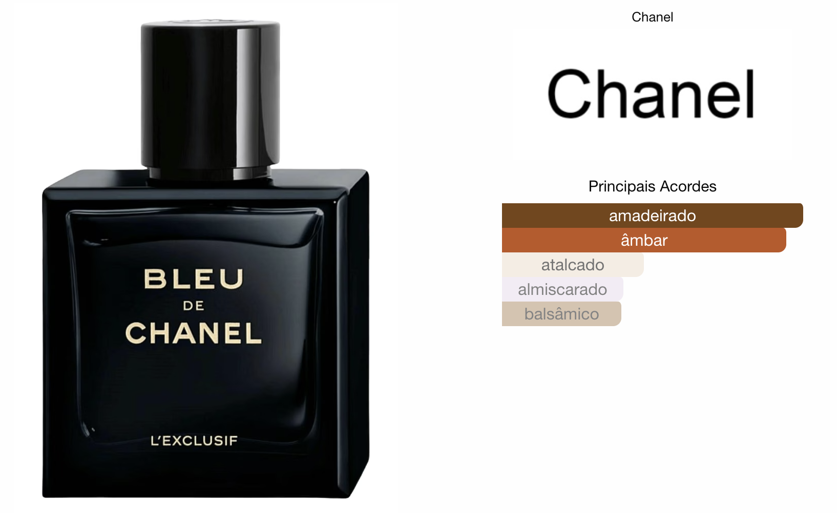 CHANEL BLEU DE CHANEL L'EXCLUSIF MASCULINO - Beaty Outlet Perfumes