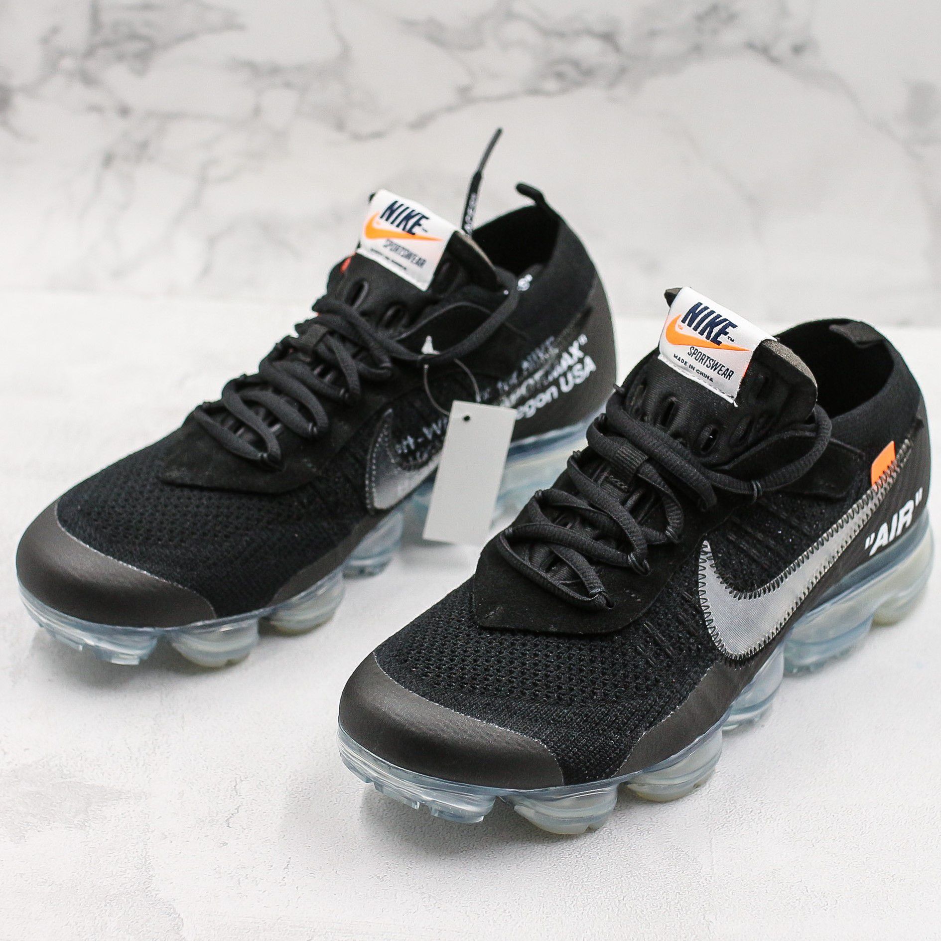 Tenis Nike Air VaporMax Flyknit x Off White Preto PK ENCOMENDA Rabello Store Tenis Vestuarios Lifestyle e muito mais