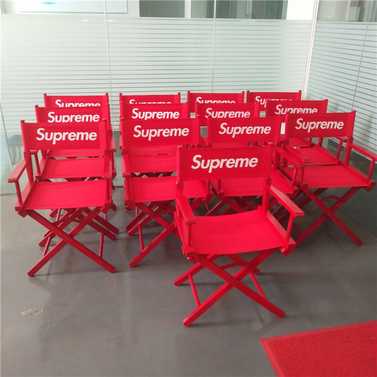 19SS Supreme Director's chair red シュプリーム（supreme