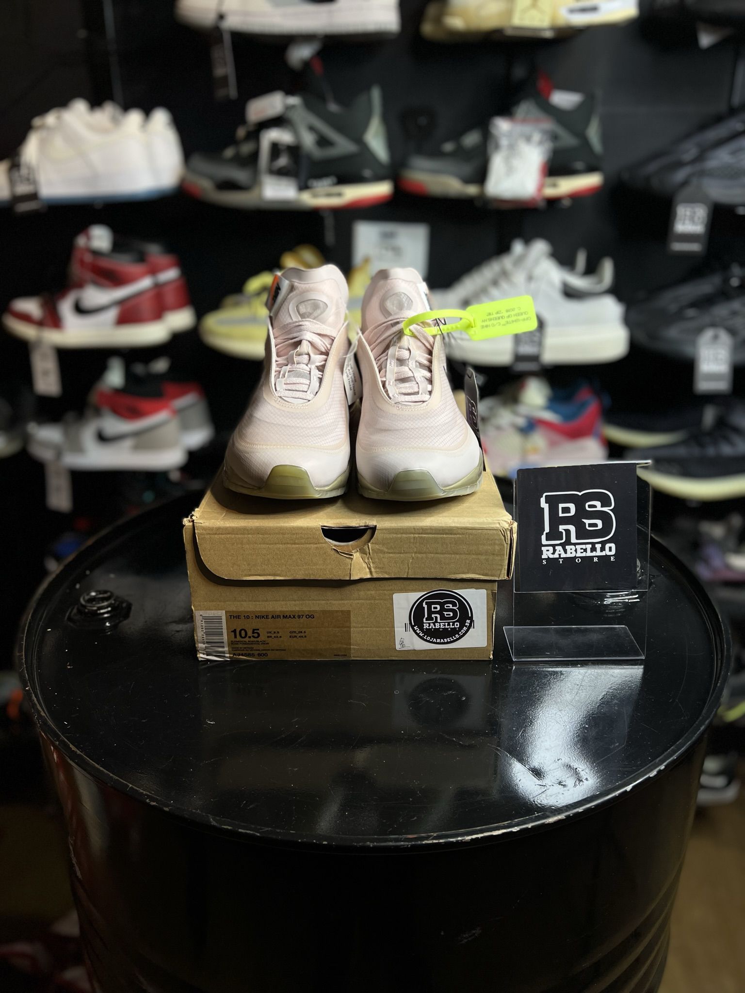 Tenis Nike AIR MAX 97 Off White Elemental Rose Serena Queen Rabello Store Tenis Vestuarios Lifestyle e muito mais